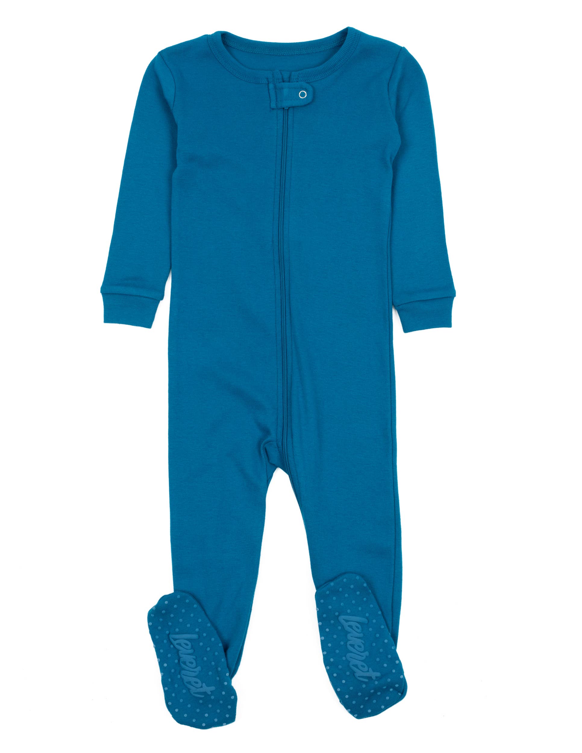 Leveret Pajamas – Fato de dormir – Bebé por atacado – Pijama de algodão com pés para crianças sólido22