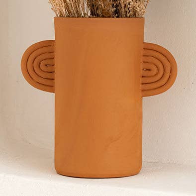 Amber Keramikvase in Terrakotta für den Großhandel von Oustao