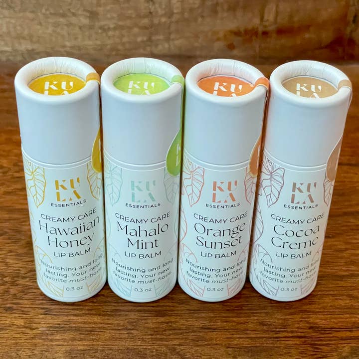 Kula Essentials - Wholesale Lip Balm - Hawaiian Honey Lip Balm - Creamy Locally Sourced Eco2