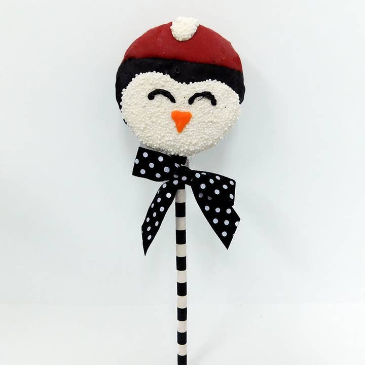 Penguin Face Crispy for wholesale by Rae Lou's Edible Art