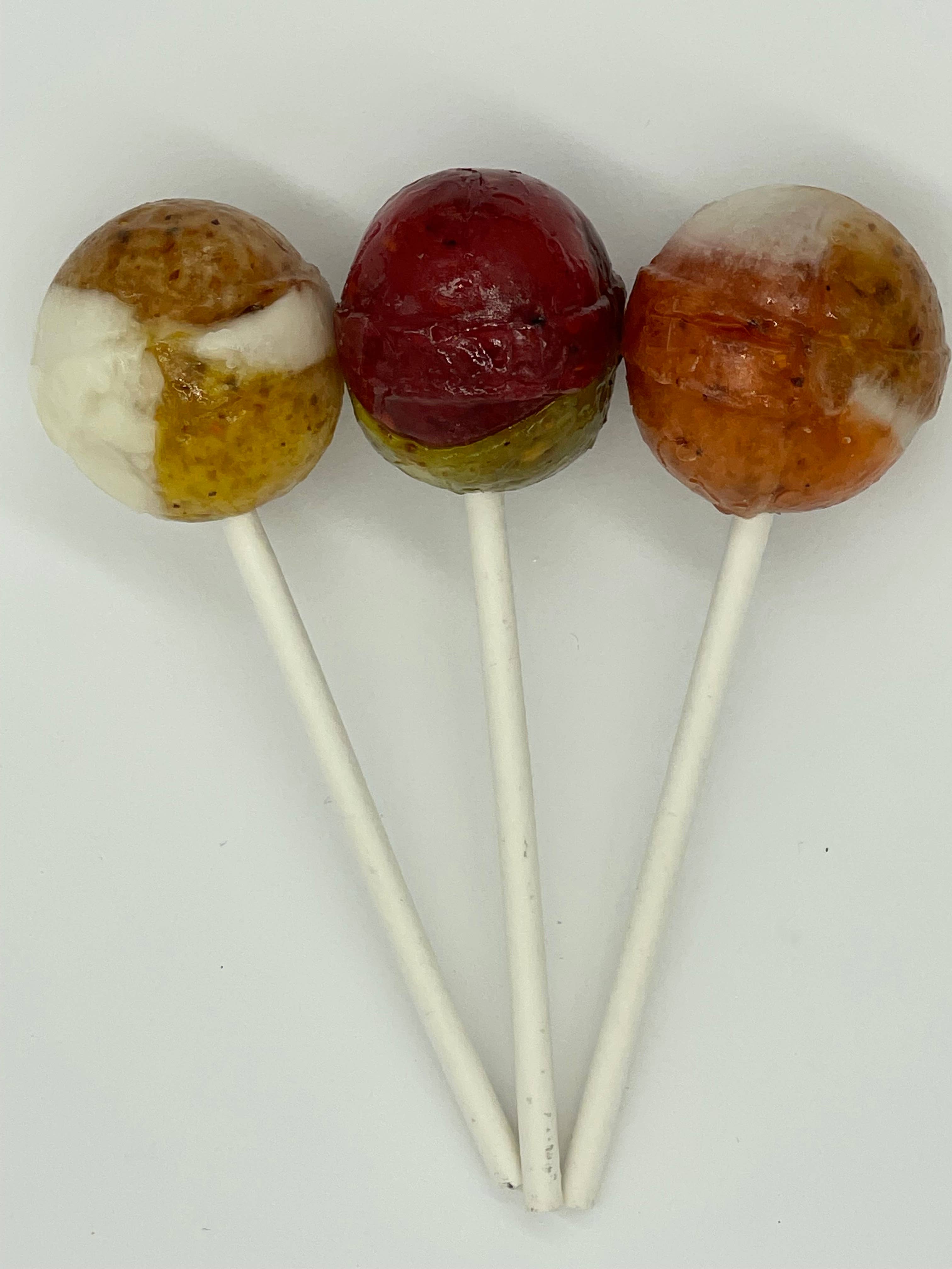 Sugarox Candy Studio LLC - Venta al por mayor Piruletas - Tamalitoz Chili Pops Fuego Edición Limitada de Navidad3