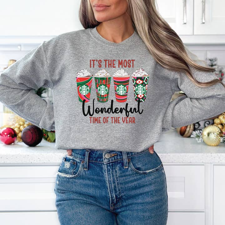 Sudadera «Es la época más maravillosa del año» para venta al por mayor de Kelli's Creations