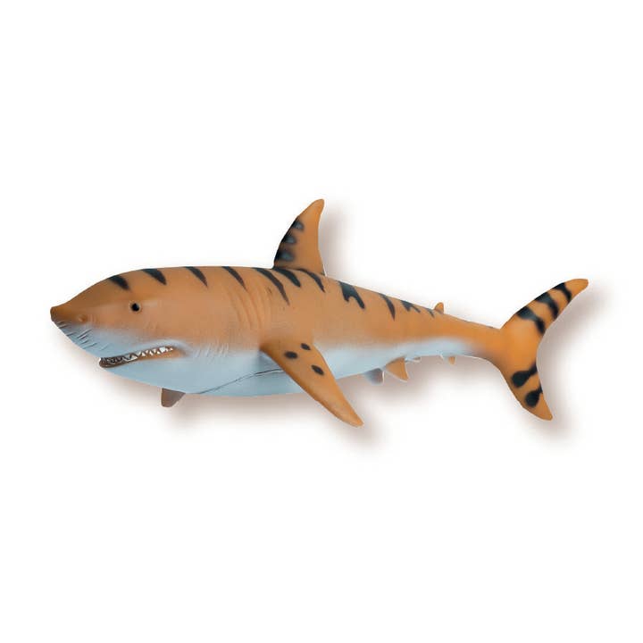 Soft Ark Replicas - Tiger Shark, Large Soft Figurines for wholesale by Deluxebase