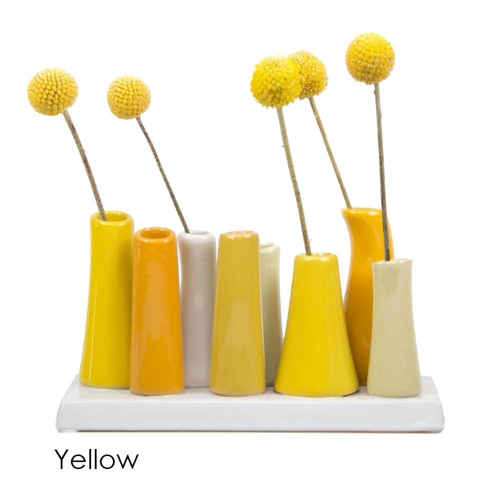 Chive - Wholesale Vase - Pooley Colorful Bud Vase For Flower Arranging Rectangular44