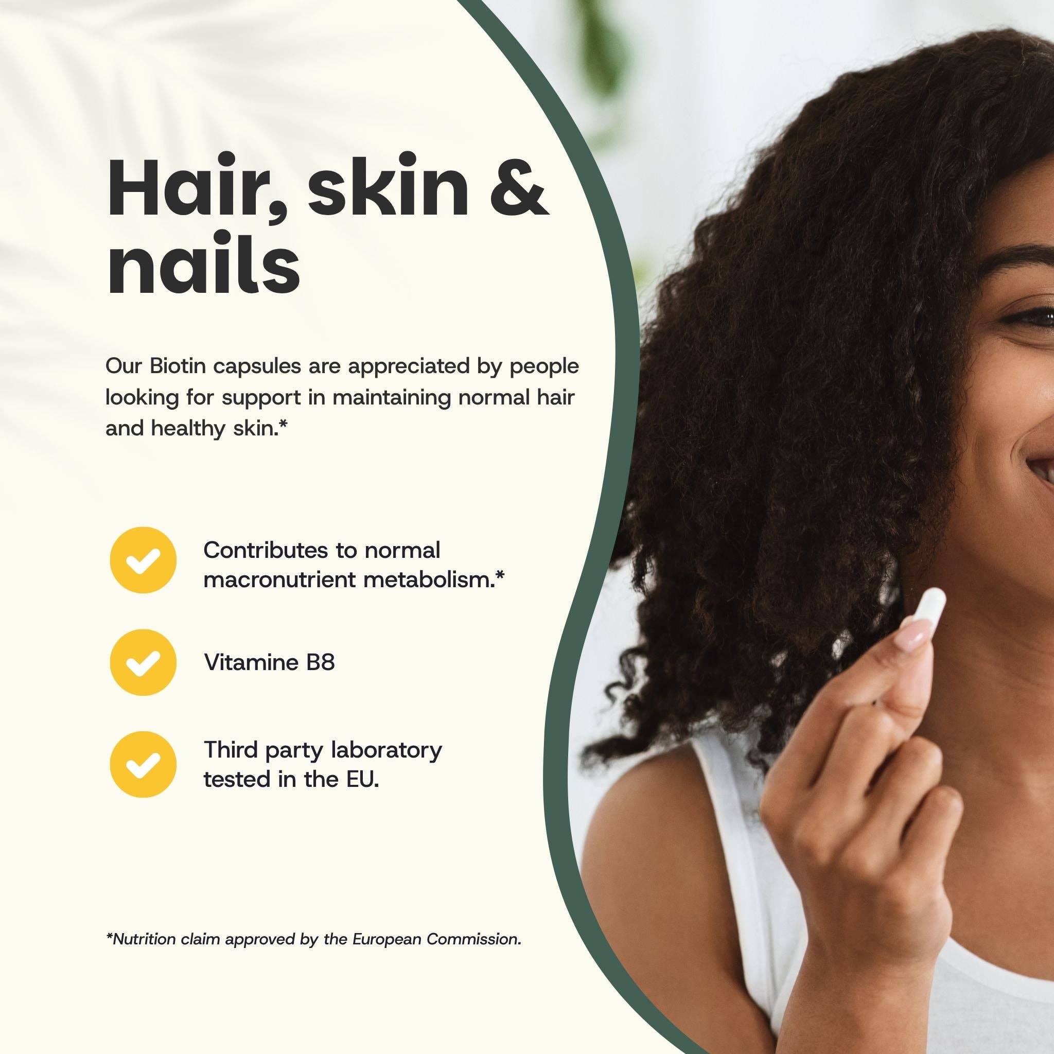 Cupplement b.v. - Vendita all'ingrosso Vitamine/integratori orali - Capsule di Biotina (Vitamina B8) 10.000 mcg 60 Capsule1