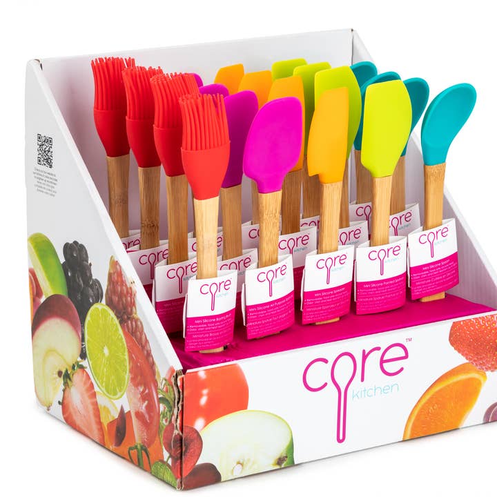 CDU Bamboo + Silicone Mini Utensils for wholesale by Core Home