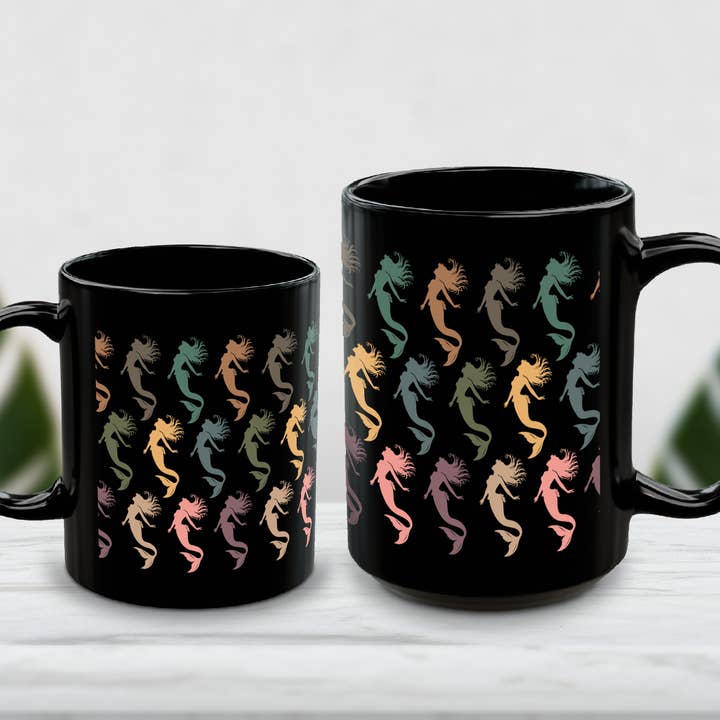 Vivtrek - Wholesale Coffee Mug - Mermaid Mug Fantasy Lover Coffee Cup Gift for Ocean Fans