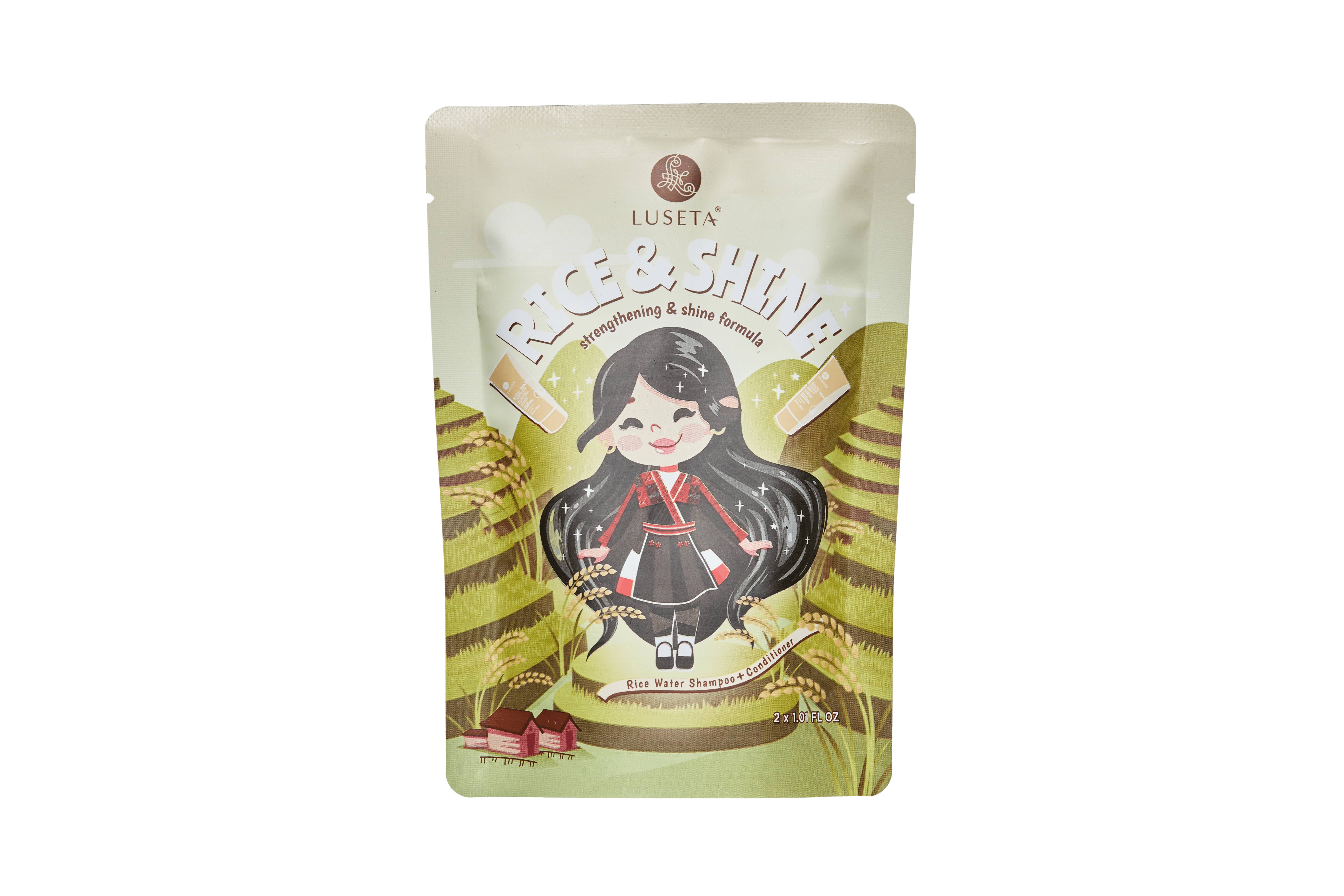 Luseta Beauty - Wholesale Haircare Set/Kit - Rice Water Travel Set - 2 x 1.01oz