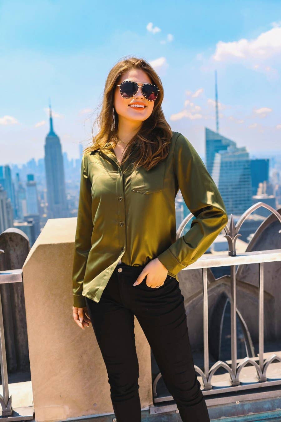 Jess Lea - Vendita all'ingrosso Camicia button down - Donna - Top Con Bottone Boss Babe12