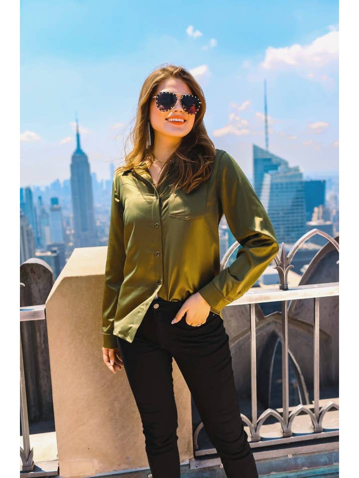 Jess Lea - Vendita all'ingrosso Camicia button down - Donna - Top Con Bottone Boss Babe12