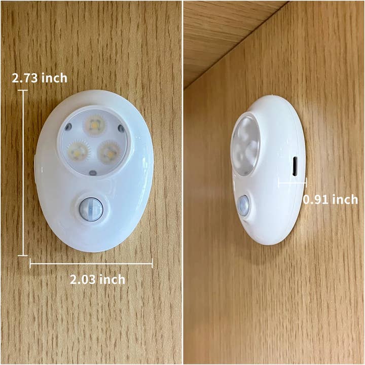 LEPOTEC INC - Wholesale Night Light - 4 Packs Pebble Night Lights With Motion Sensor, Home Indoor 4