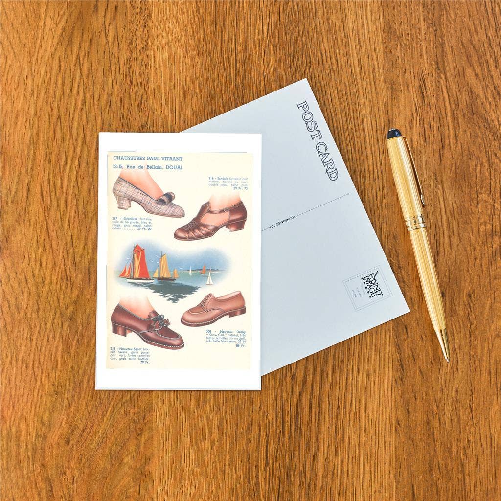 Found Image Press - Vente Cartes postales - Catalogue de cartes postales SH-31 pour chaussures françaises1