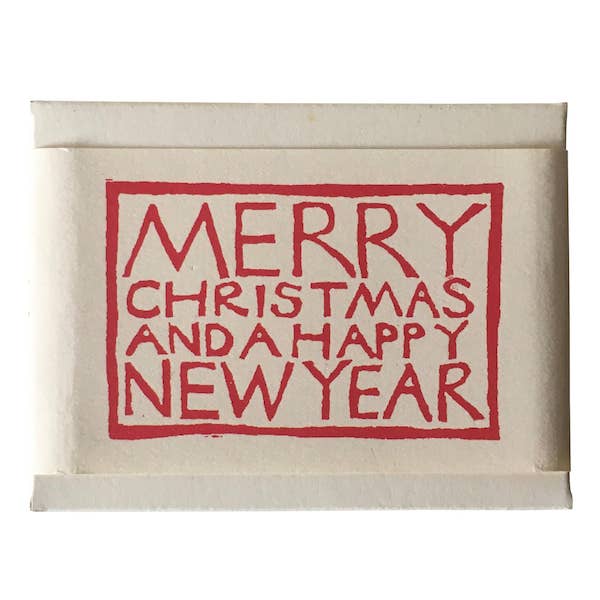 Cambridge Imprint - Wholesale Cadeaulabel - Set eenvoudige kerstcadeaulabels rood1