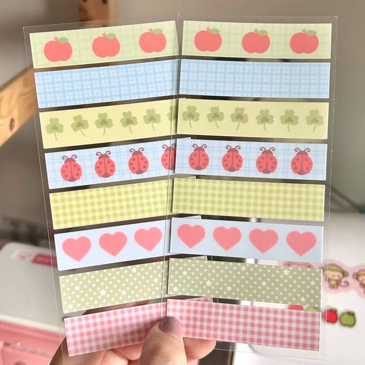 Washi Tape Stickers - Apple for wholesale by pixieeeshop