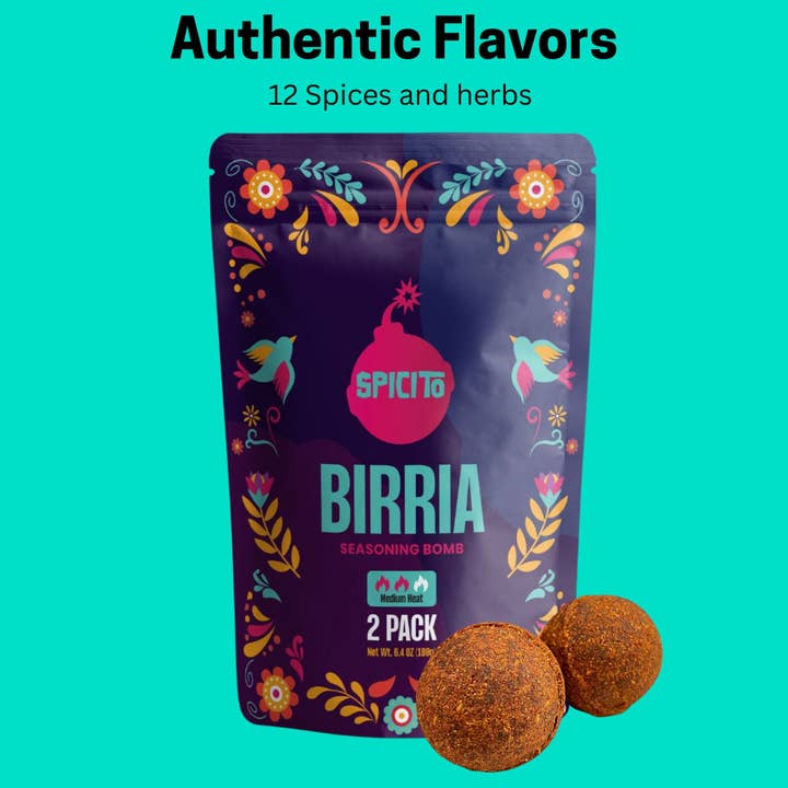 Spicito - Wholesale Dried Spice Mix - Spicito Birria Bombs - 72 packs per master case5