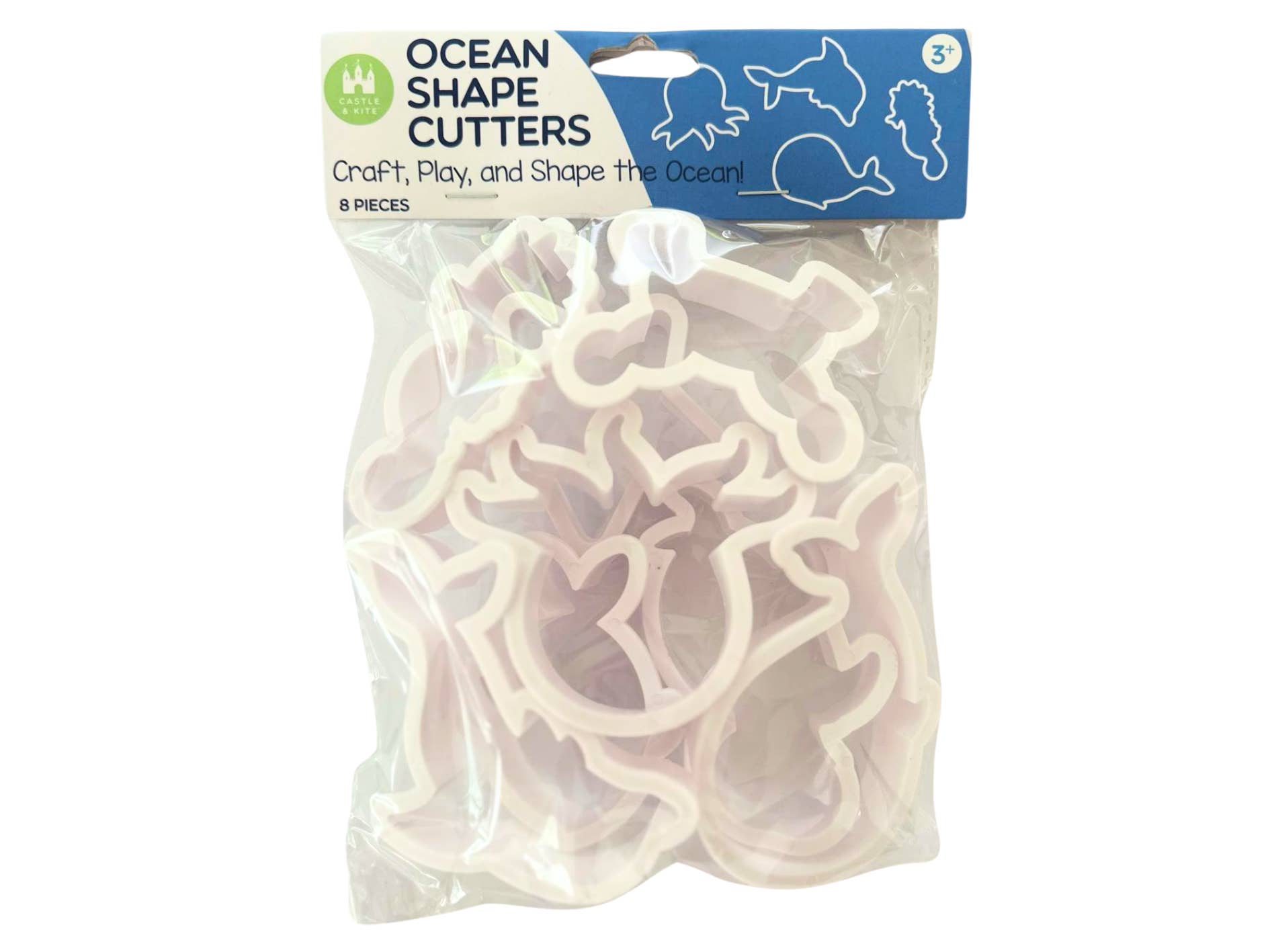 Castle & Kite - Wholesale Craft supplies - Castle & Kite Ocean Shape Cutters Set of 8