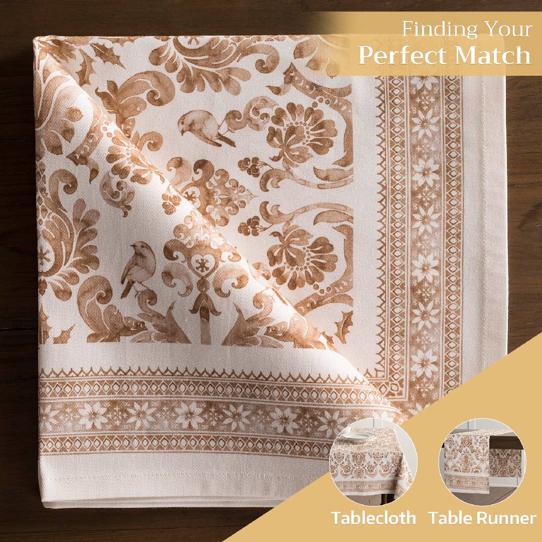 Maison d'Hermine - Design in Every Thread - Wholesale Dinner & Cloth Napkin - Napkins 100% Cotton 20" x 20" -  Fall - Set of 4 - Allure5