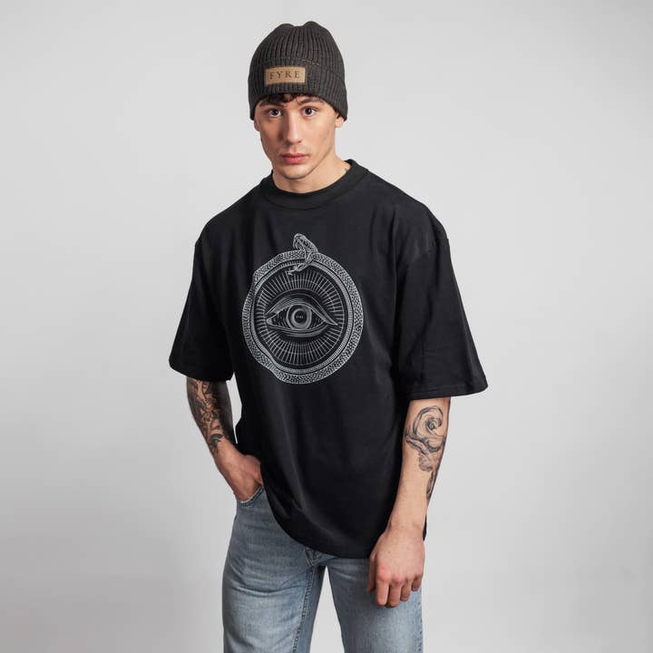 Maglietta Fyre Uroboro per la vendita all'ingrosso da parte di Fyre Cloth