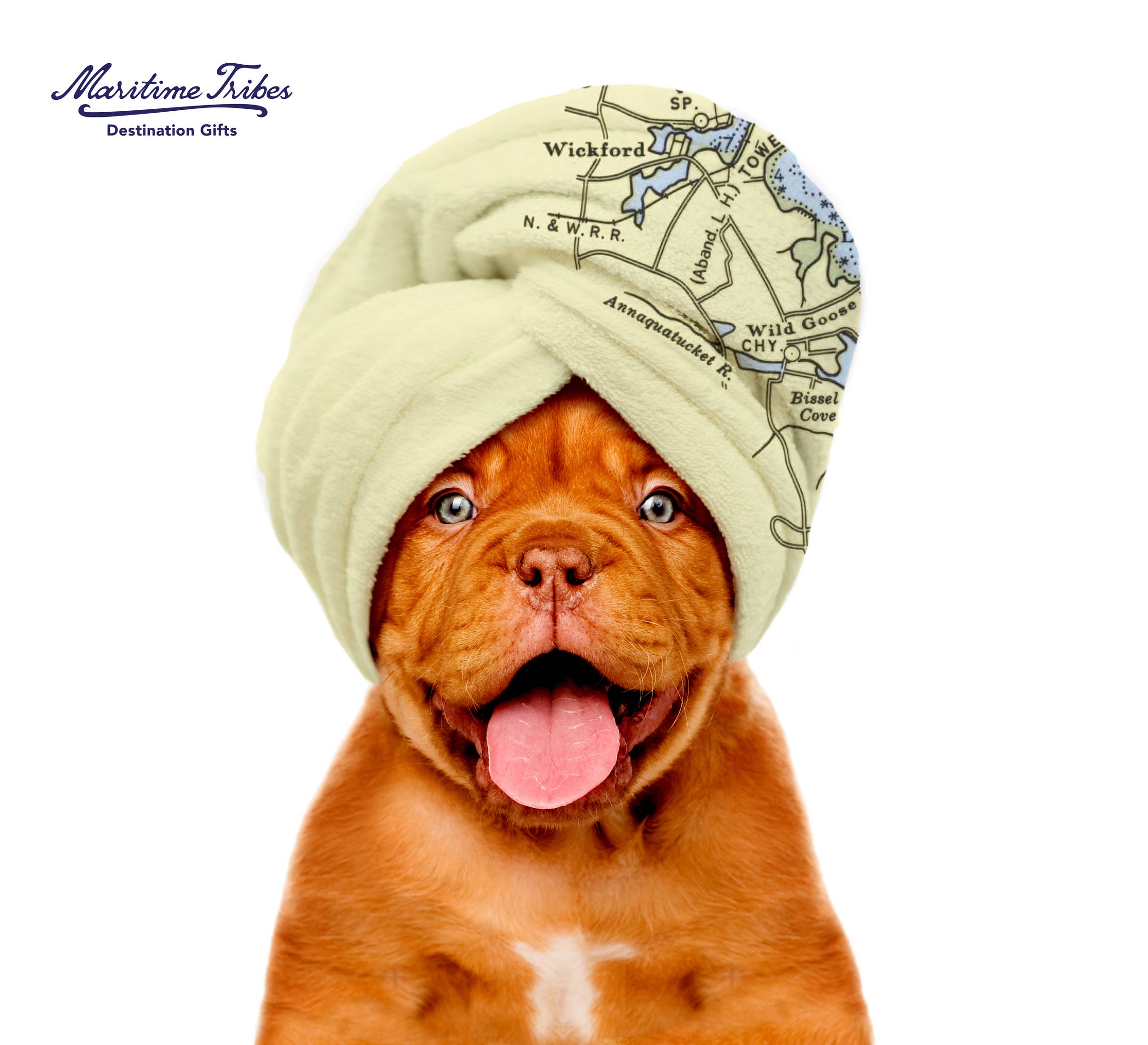 Maritime Tribes LLC - Wholesale Pet Towel - Cat/Dog - Doggie Towel w/ bag (Quick-Dry - Microfiber)