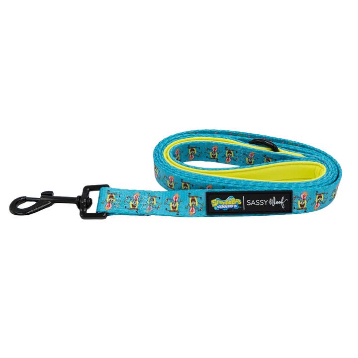 SASSY WOOF - Wholesale Pet Leash - Dog - Dog Leash - SpongeBob SquarePantsâ„¢ Jelly Fishin'