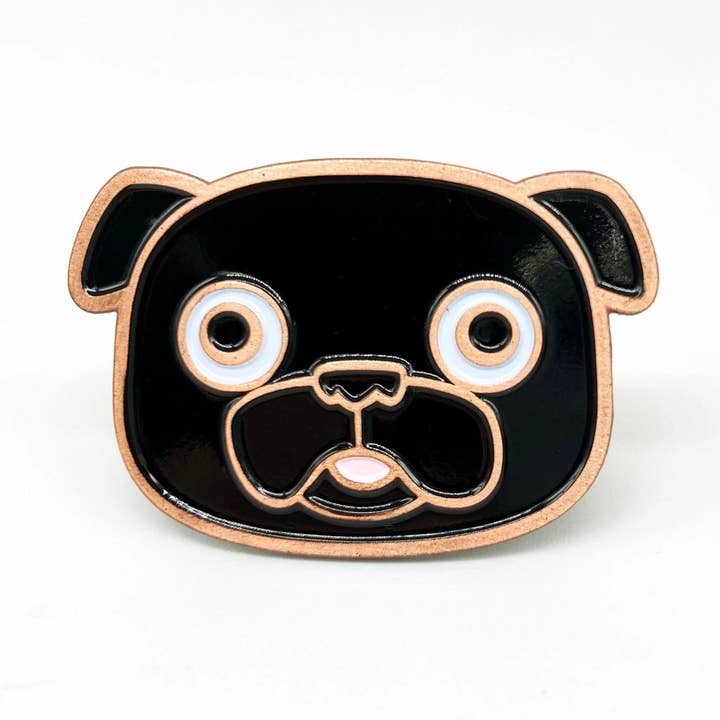 Pin esmaltado negro. para venta al por mayor de Nerfect Artistic Novelties