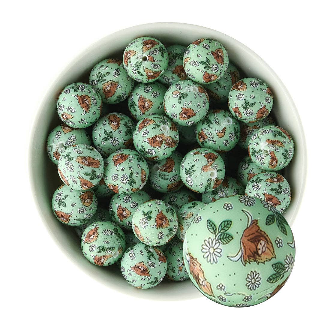 Cara & Co Silicone Craft Supply - Wholesale Craft Supplies - Standard Silicone Print Beads29