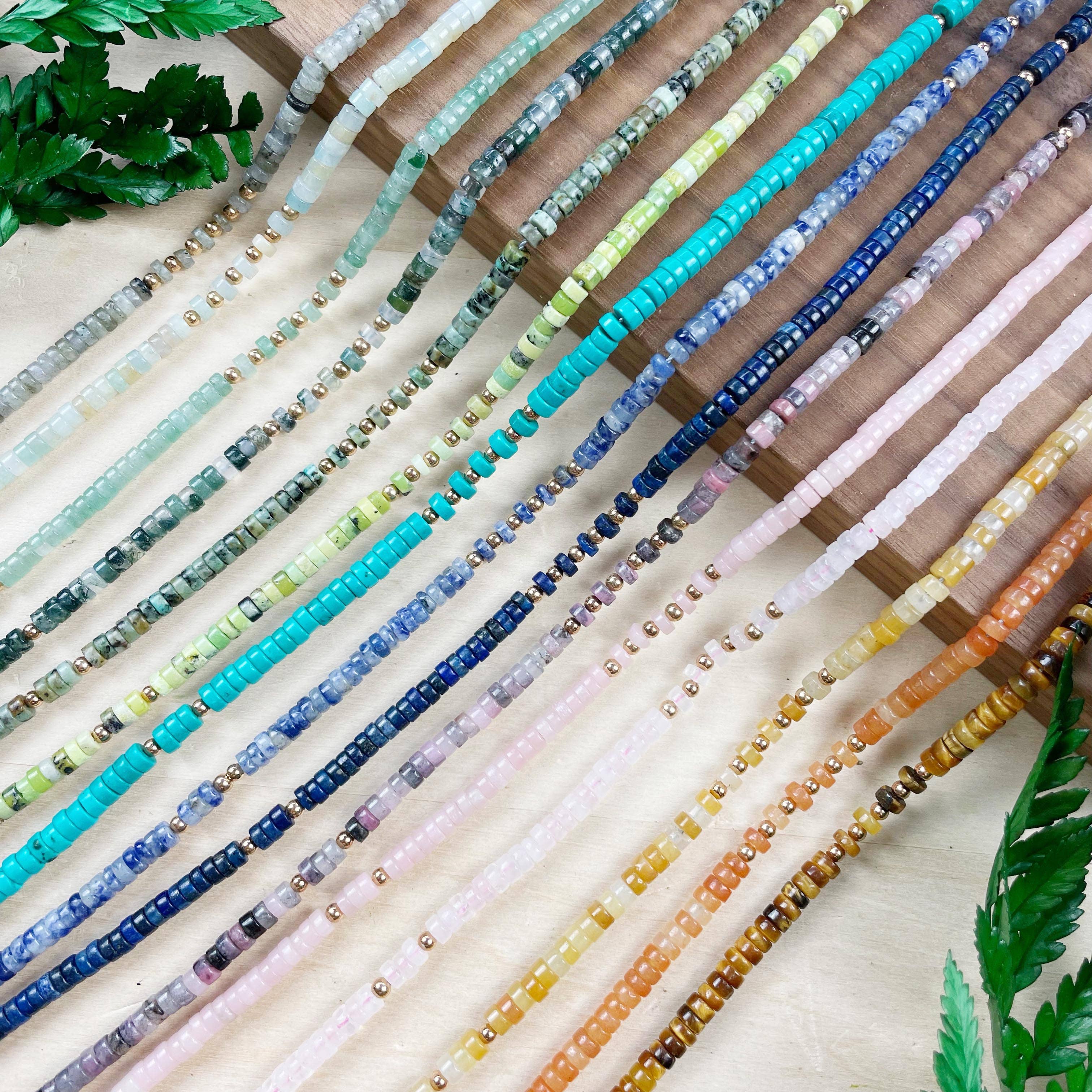 Ewelina Pas Jewelry - Wholesale Kralen/parelketting - Litae/// Delicate edelsteen kralen ketting5