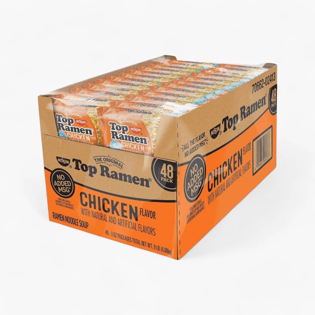L&F Universal Goods – wholesale Ramen – Nissin Top Ramen Kyckling 48-pack, 3 oz (85 g) påse0