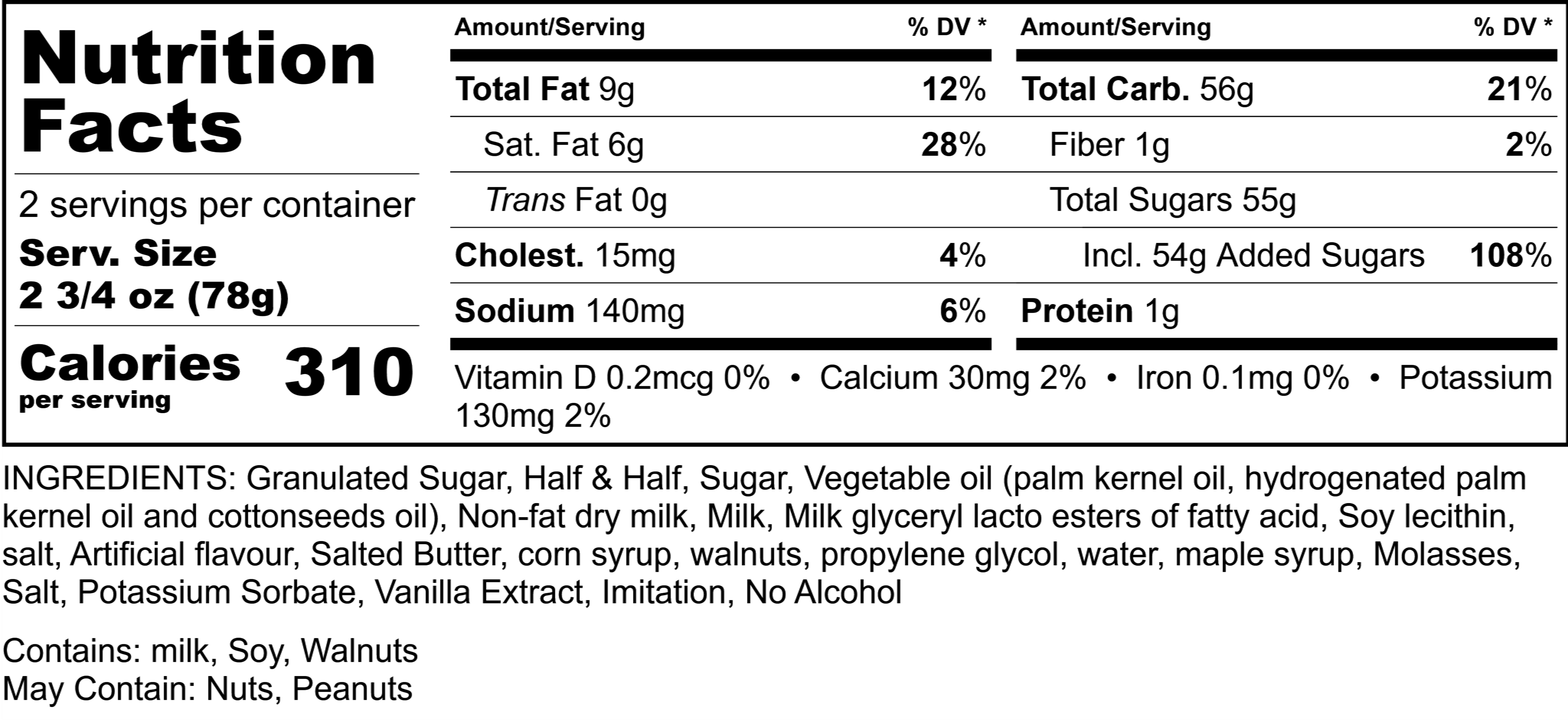 Devons Mackinac Island Fudge - Wholesale Fudge - Maple Walnut Fudge 5,5 oz1