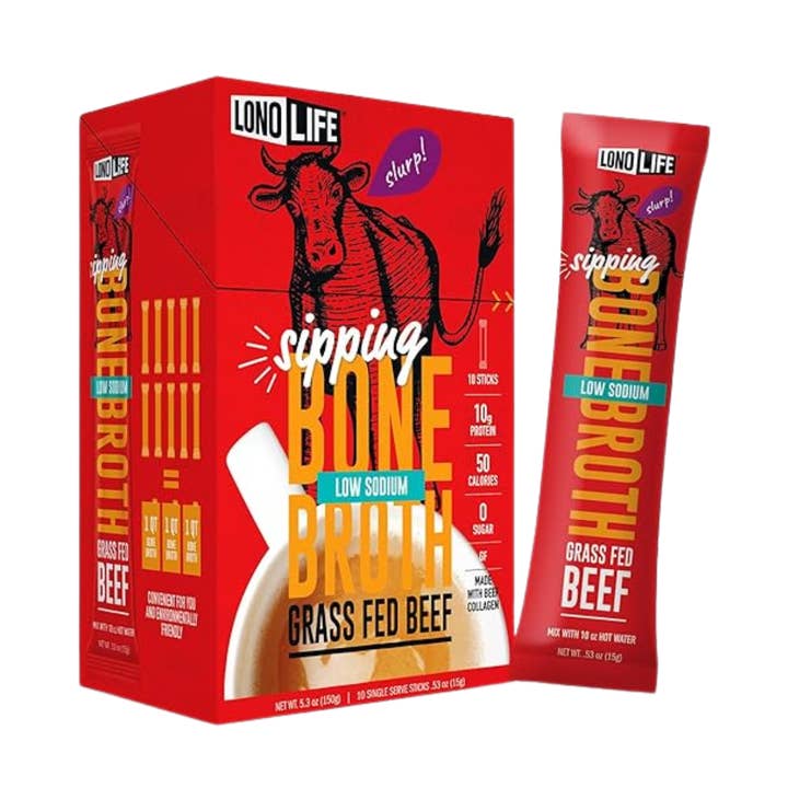 Low Sodium Beef Bone Broth for wholesale by LonoLife
