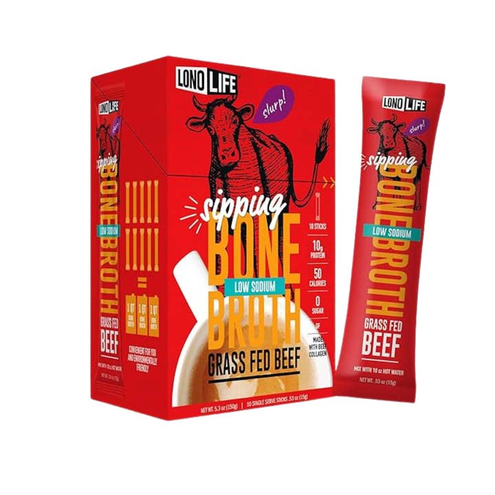 Low Sodium Beef Bone Broth for wholesale by LonoLife
