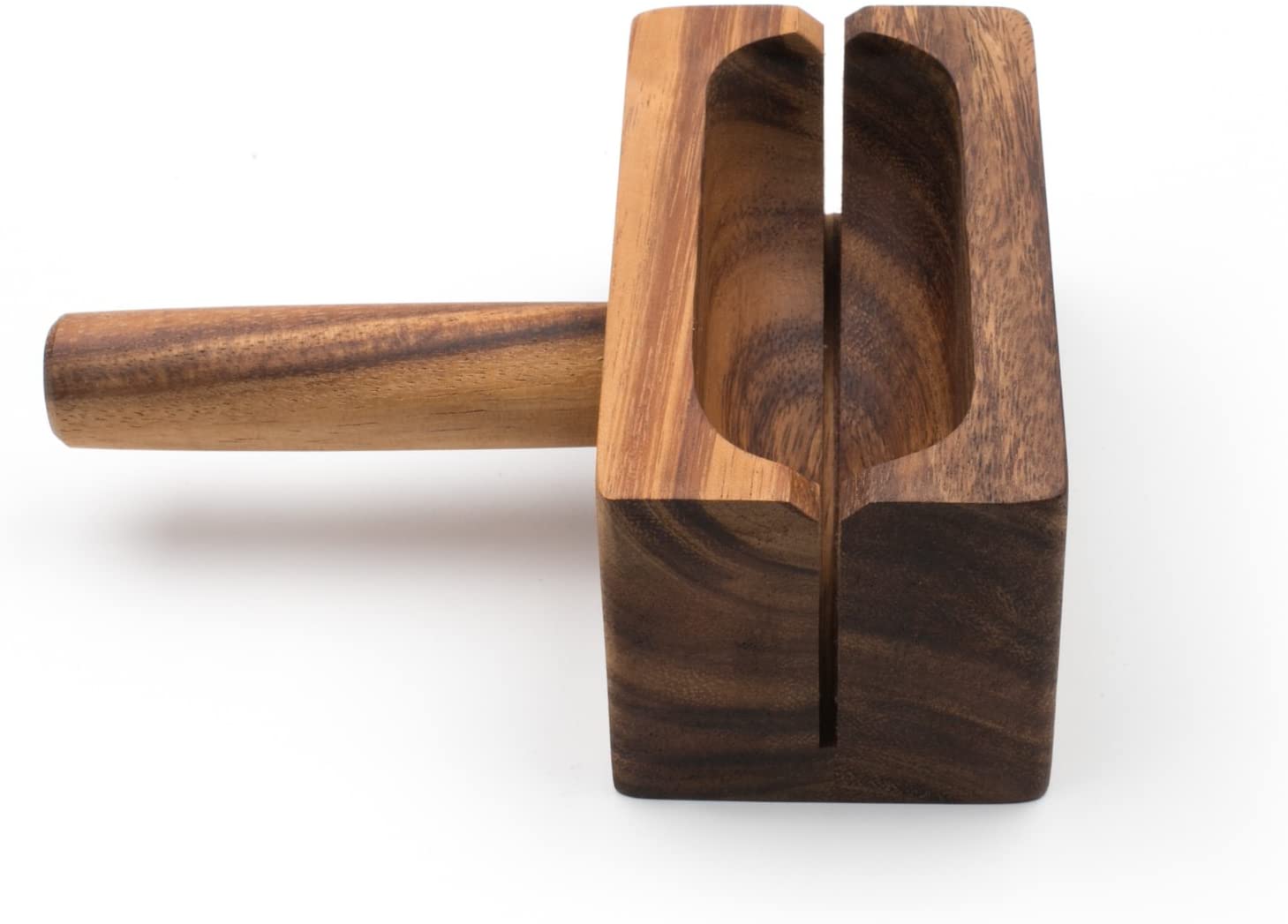 Fox Run Brands – wholesale Kitchen tool/gadget – Ironwood Bagel Miter, Acacia Wood, 7" x 5.5" x 2.5"