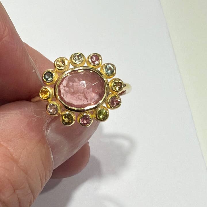 Tourmaline ring - Pure for wholesale by Sophie Deschamps Bijoux