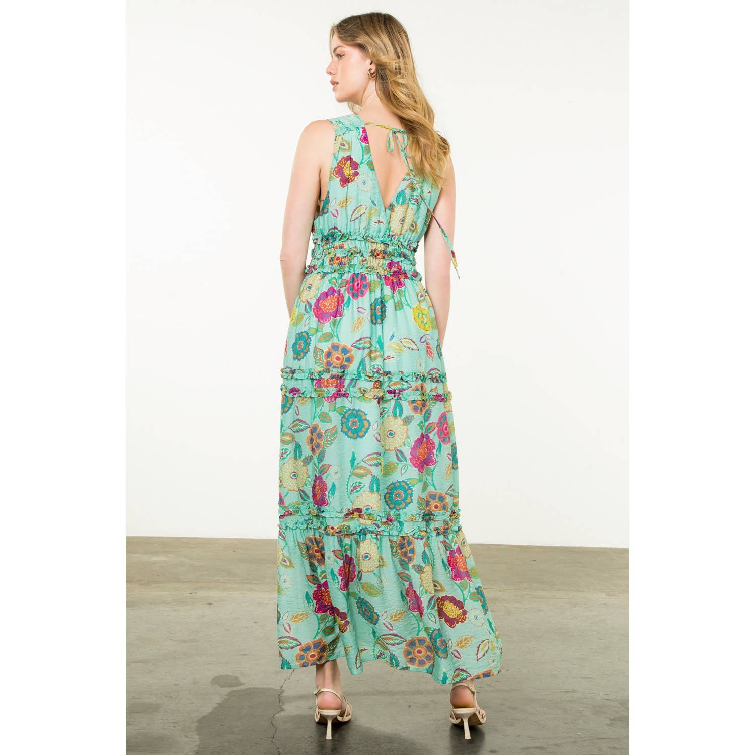 Wholesale Floral Print Maxi Dress for your store - Faire