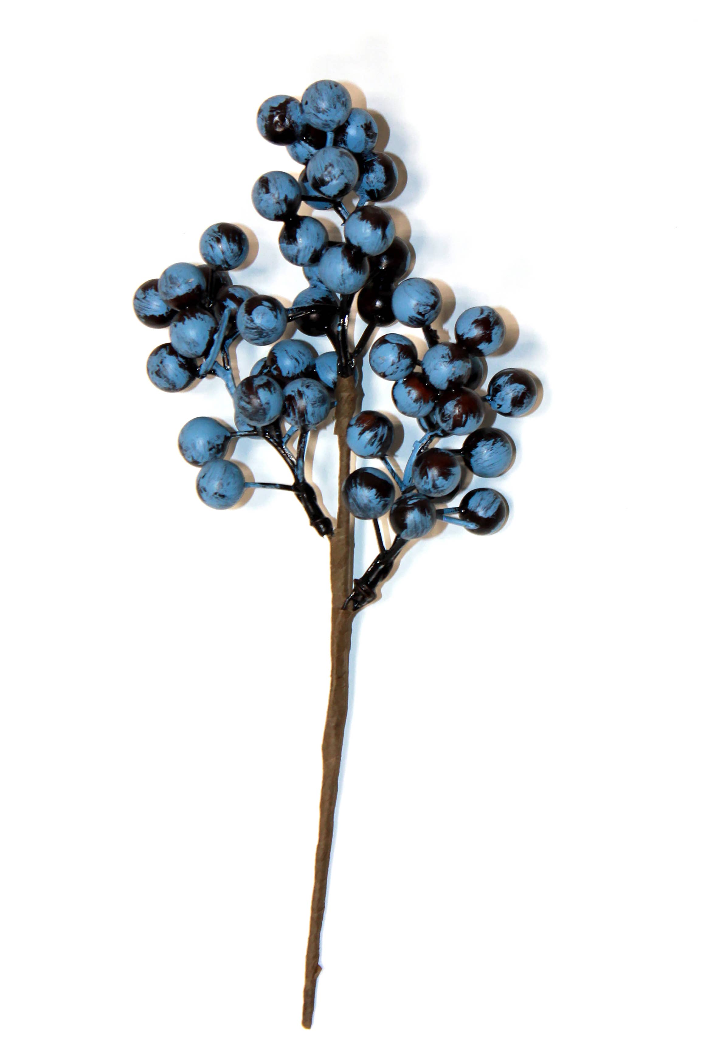 WORTH IMPORTS - Wholesale Artificial Flowers - 9" Blueberry Pick0