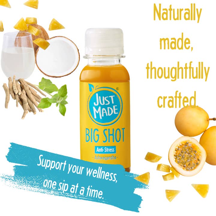 Just Made Foods - Wholesale Wellness Juice/Tonic - Anti-Stress Big Shot3