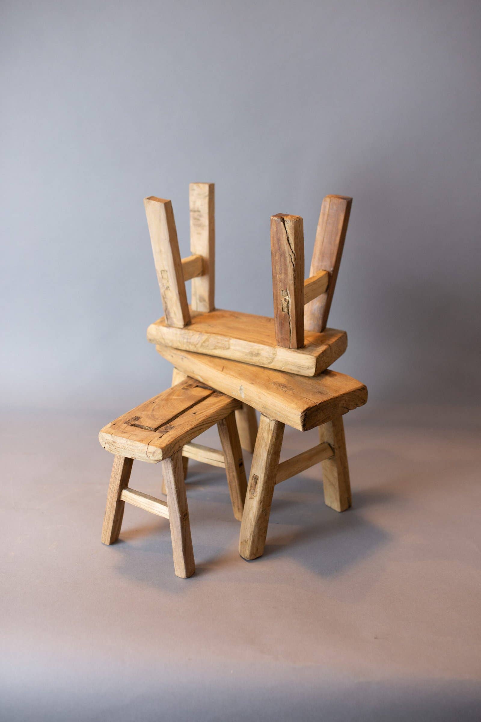 Curated Studio - Wholesale Stool - Vintage Mini Stools0