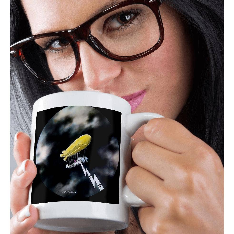 3dRose - Wholesale Coffee Mug - 3dRose, 1909 Zeppelin Airship Magic Lantern Slide Dawn of Aviation, Mug9