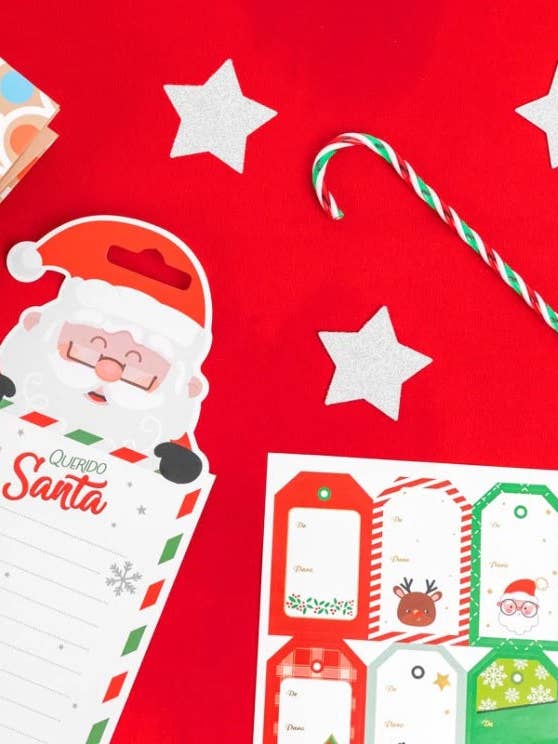 Etiquetas para regalos Papá Noel para venta al por mayor de Mis Globos