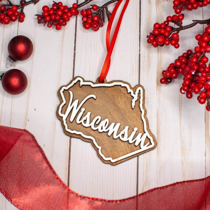 The Little Ornament Shop - Wholesale Ornament - Wisconsin Christmas Ornament