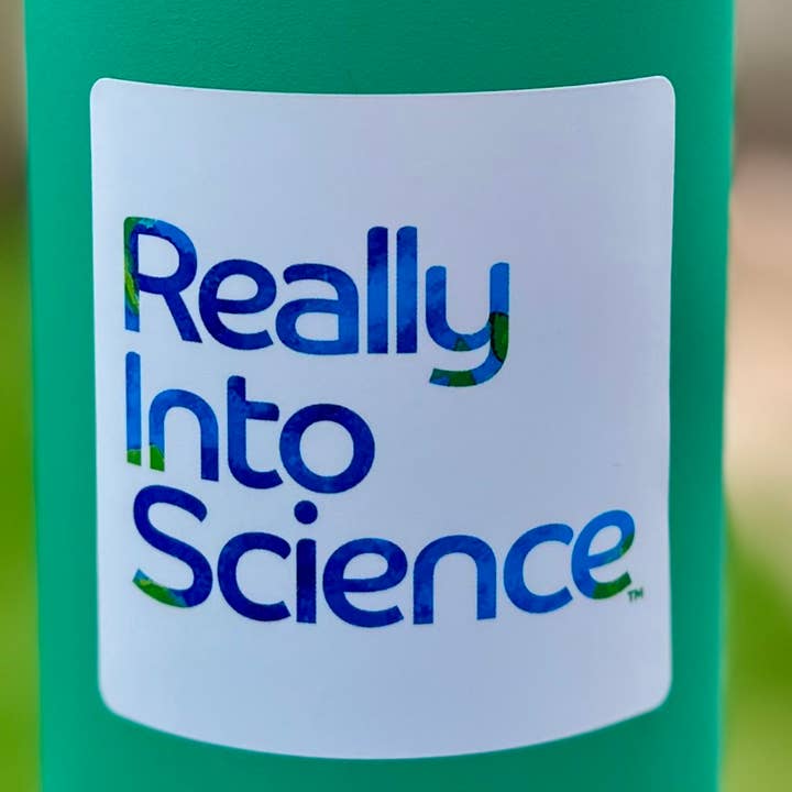 Really Into Science - Sticker - White for wholesale by Really Into