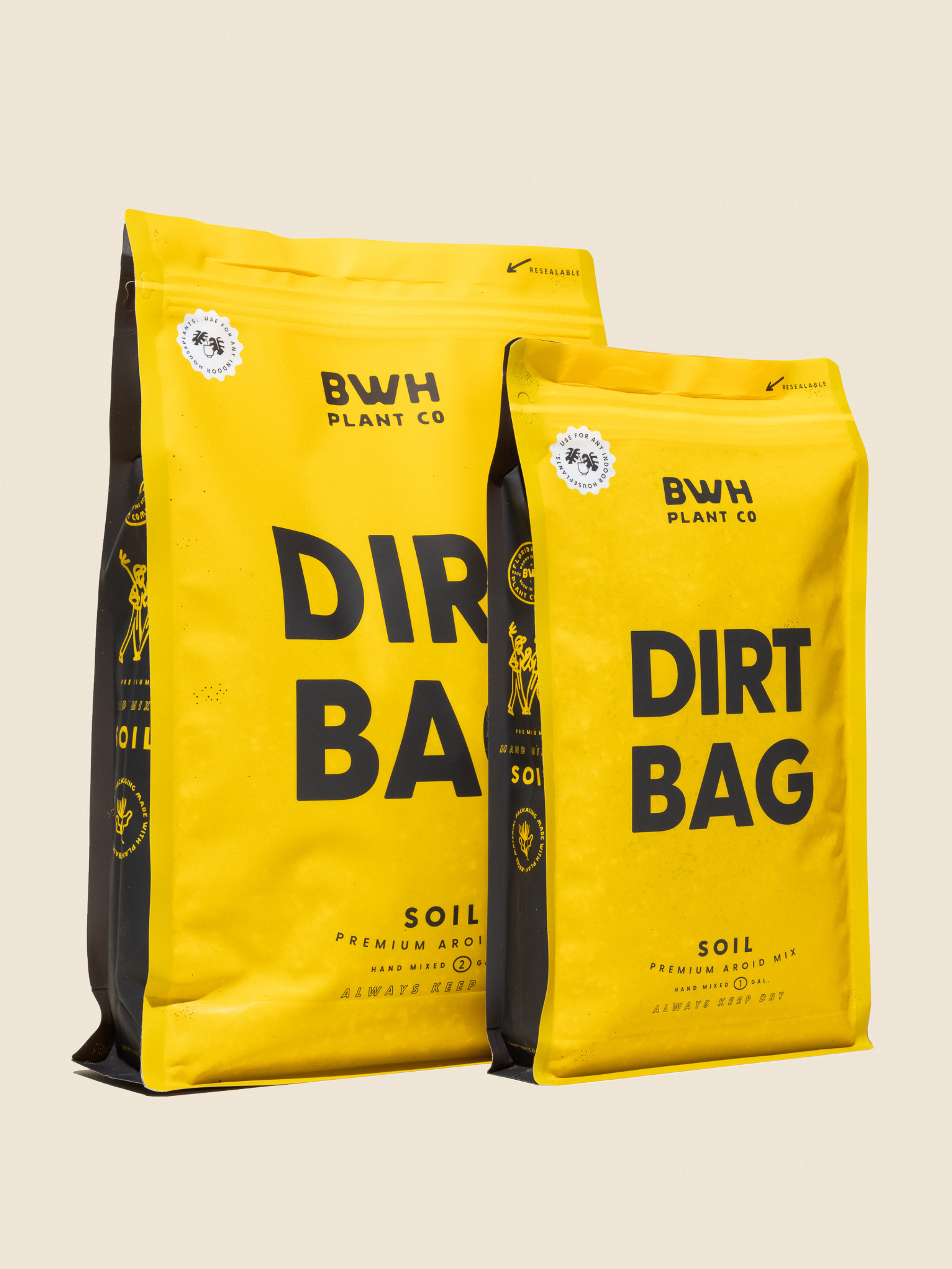 BWH Plant Co - Wholesale Planting/Potting Soil - Dirt Bag: 1 Gallon4