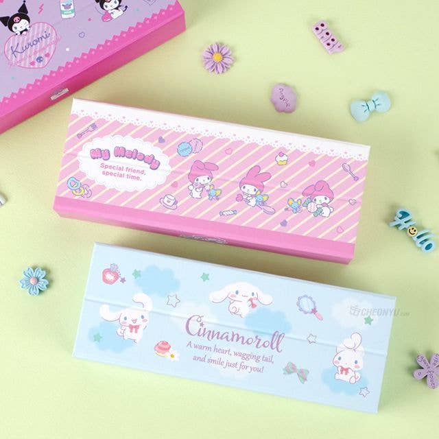 K_Wonderland - Wholesale Pencil Case/Pouch - Sario Hardboard Case with Mirror- jewelry, Pencil Case