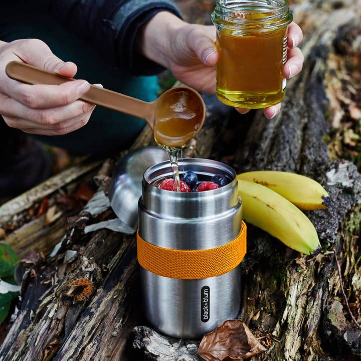 Flasque alimentaire thermique en acier inoxydable 400 ml - Orange pour la vente par Black + Blum Europe