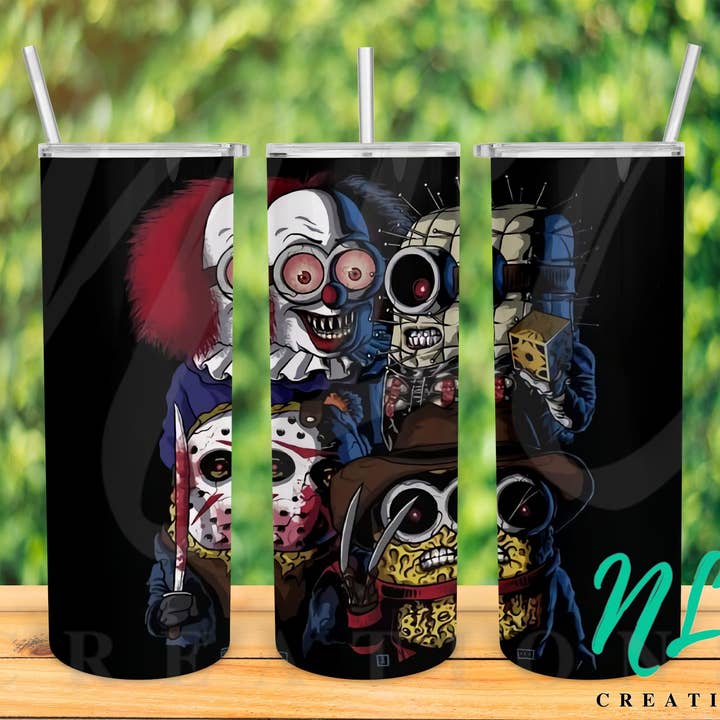 Halloween 9 - Minions dressed as It, Jason, Pinhead & Freddy for wholesale by NLC Creations