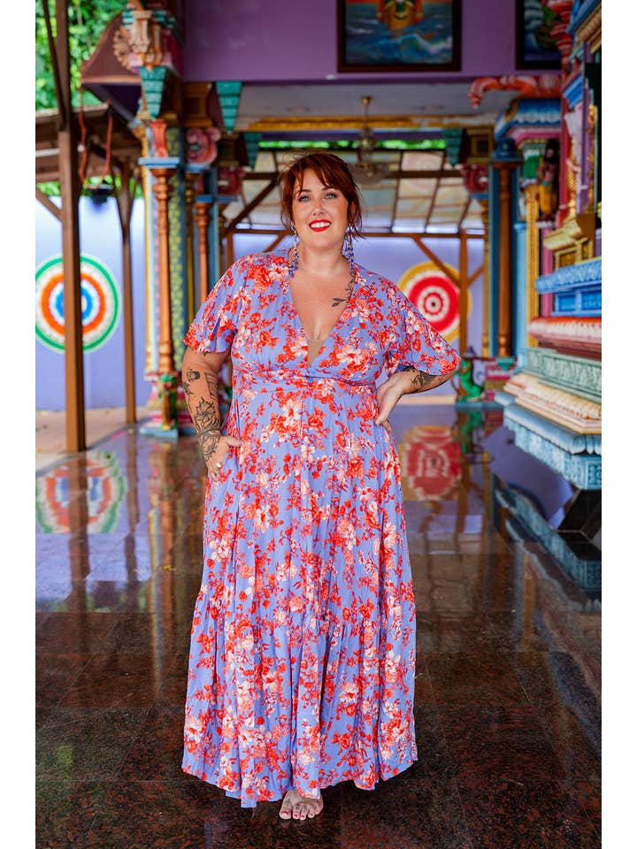 Jinx the label - Wholesale Dress – Women's - Mary Dress - Sunset Prism6