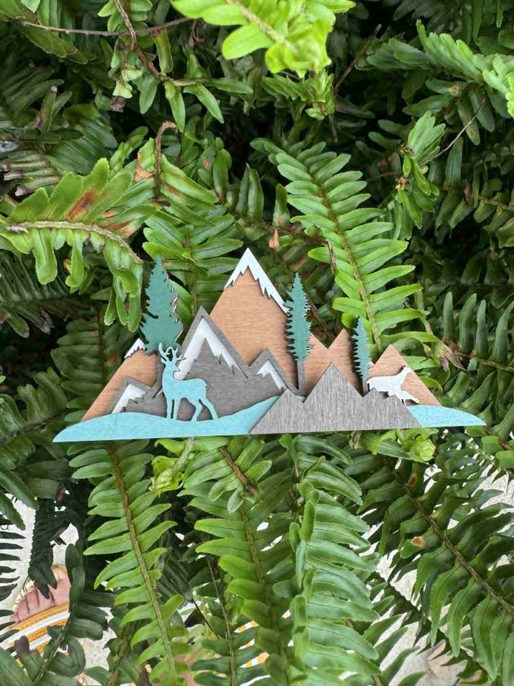 Blue & Brown Mountains for wholesale by The Wilusz Way