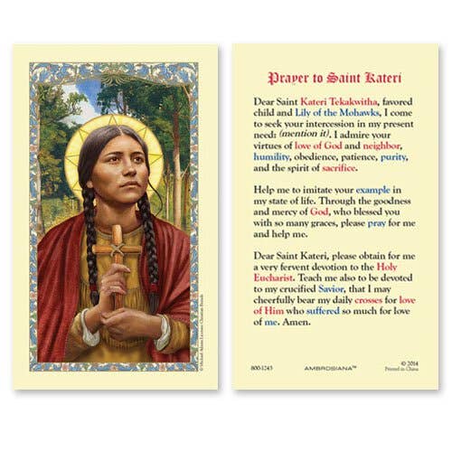 Hcl 25P St Kateri Prayer for wholesale by Christian Brands Catholic