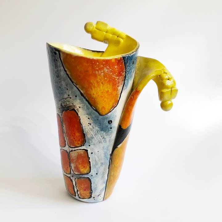 Flores Sculp 3 - Vaso Decorativo Artesanal por atacado de Farzin Kavaji