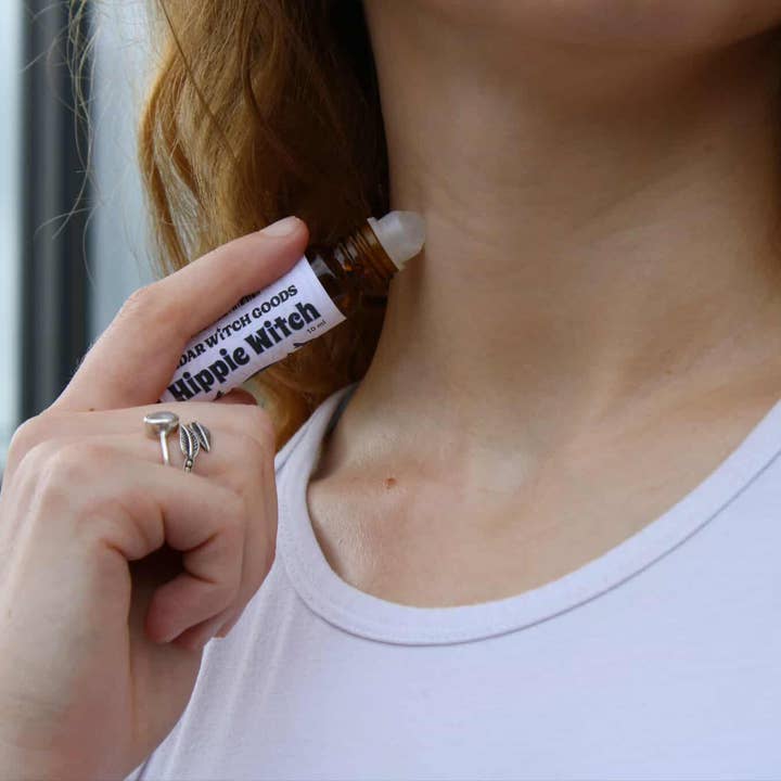 Cedar Witch Goods - Wholesale Roll-On Fragrance - Hippie Witch Patchouli Perfume Oil1